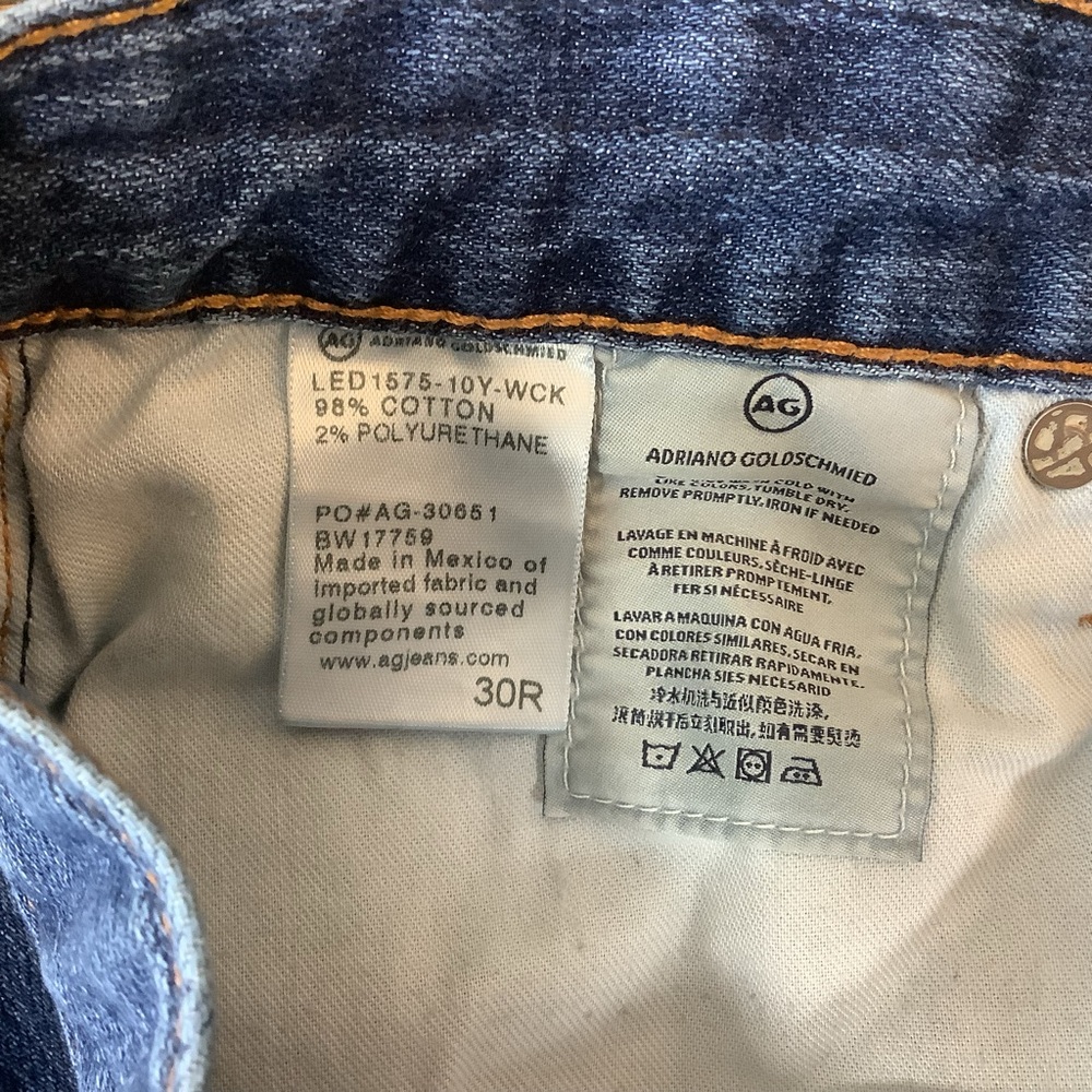 AG Adriano Goldschmeid Ex Boyfriend Slouchy Slim 30 - Picture 8 of 8
